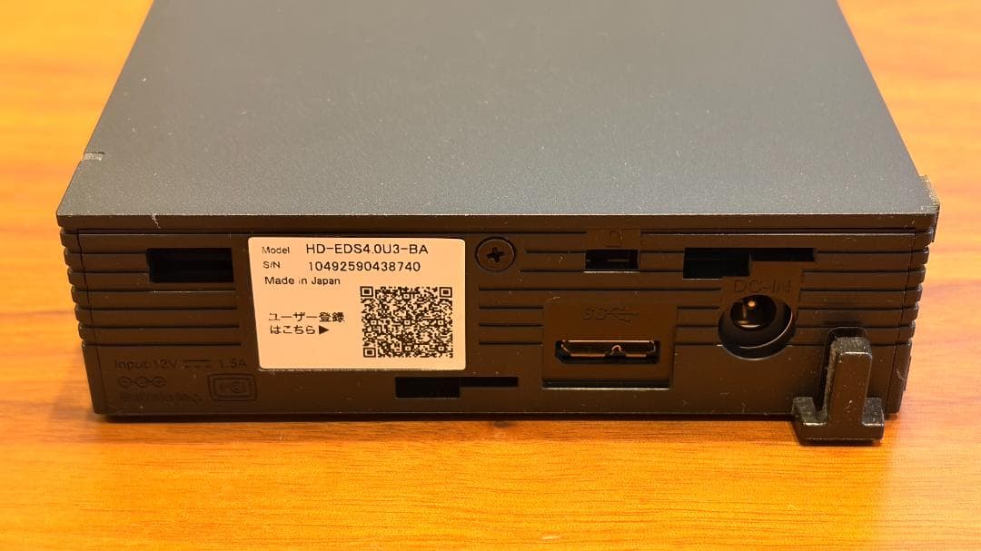 外付けHDD 4TB BUFFALO HD-EDS4.0U5-BA - メルカリ