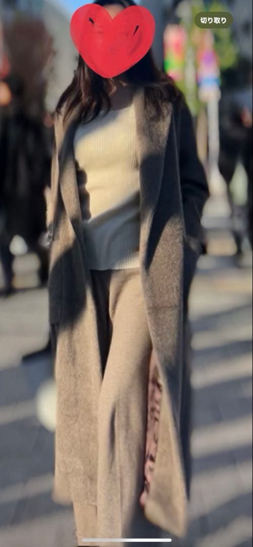 MaxMaraアルパカコート値下げした マックスマーラMax Mara アルパカウールシャギースタンドカラーコート