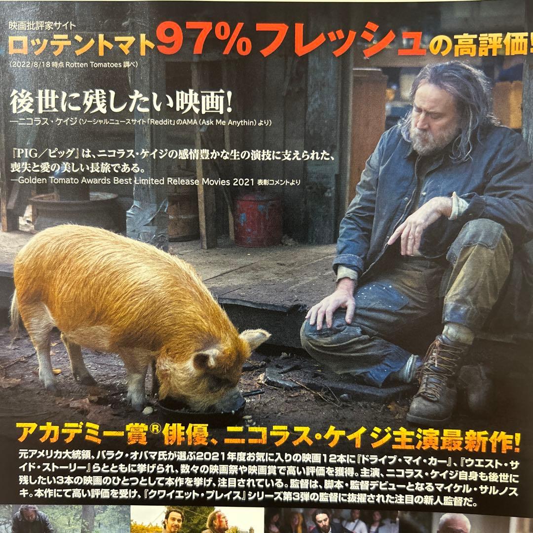 DVD 映画「PIG/ ピッグ」ニコラス・ケイジ主演の慟哭のリベンジ