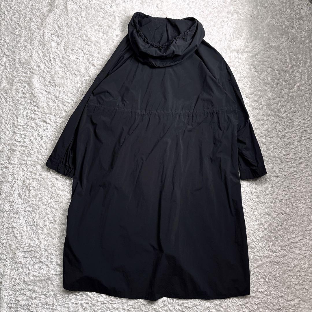 MARW UNITED ARROWS ナイロン モッズコート 黒 ロング丈 38