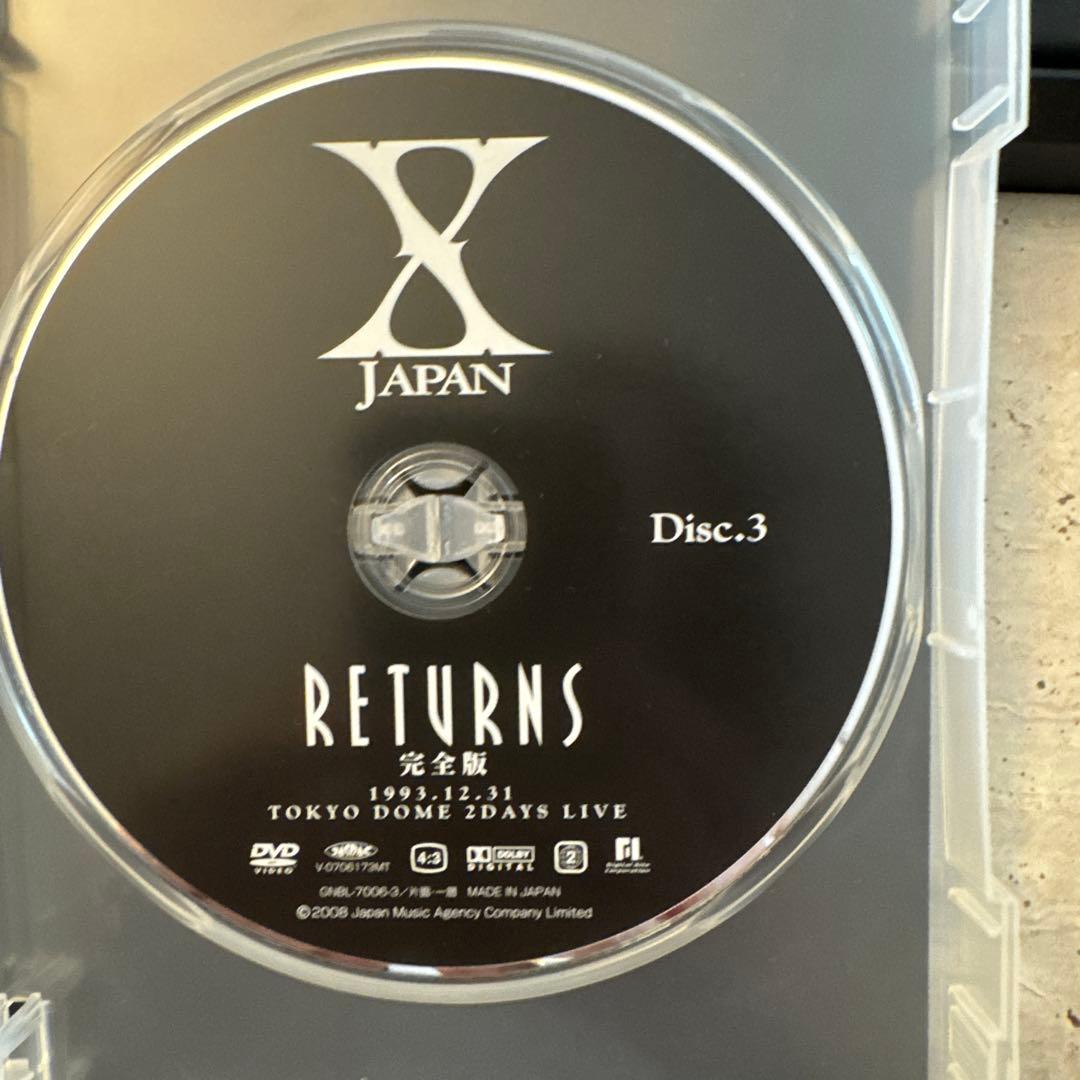 X JAPAN/X JAPAN RETURNS 完全版 DVD-BOX〈初回限…