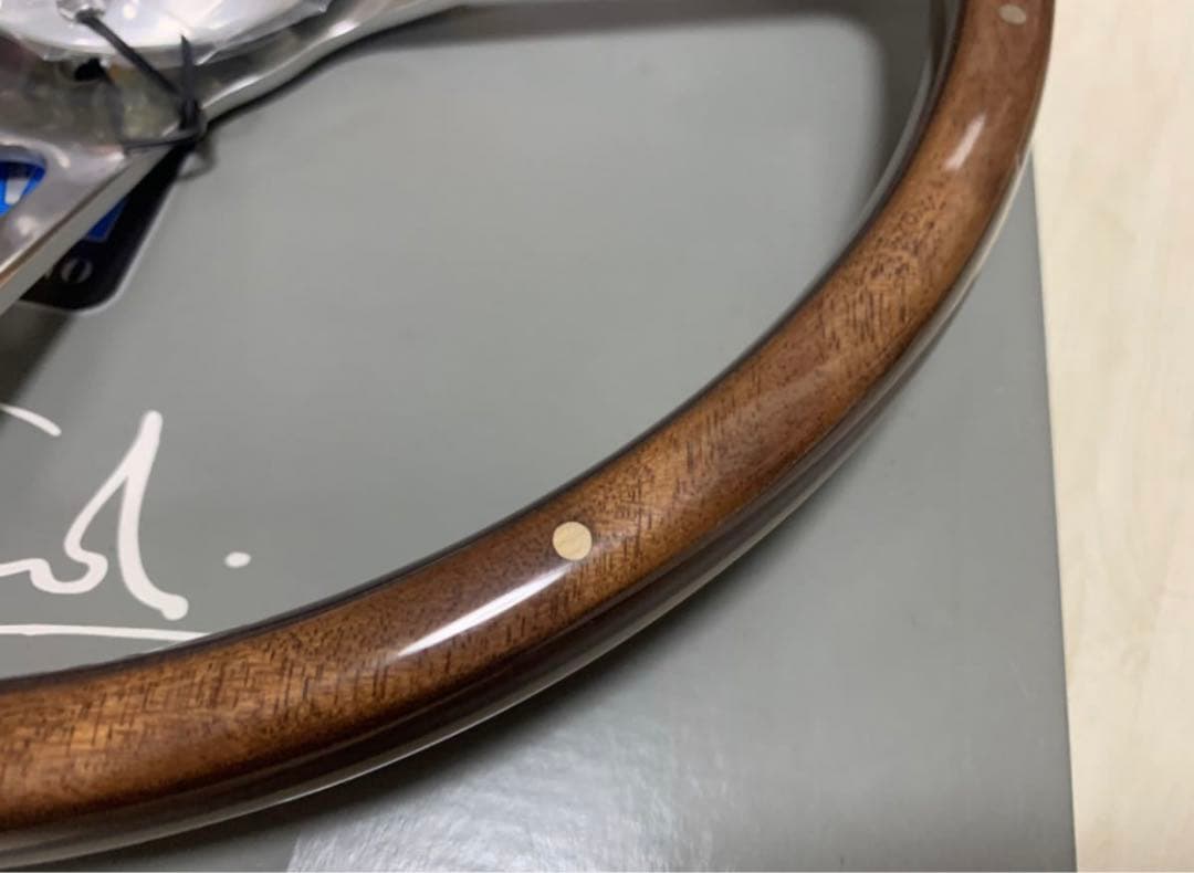 【新品】ウッドステアリング【36.5Φ】ヴィンテージ　旧車　現行車等に