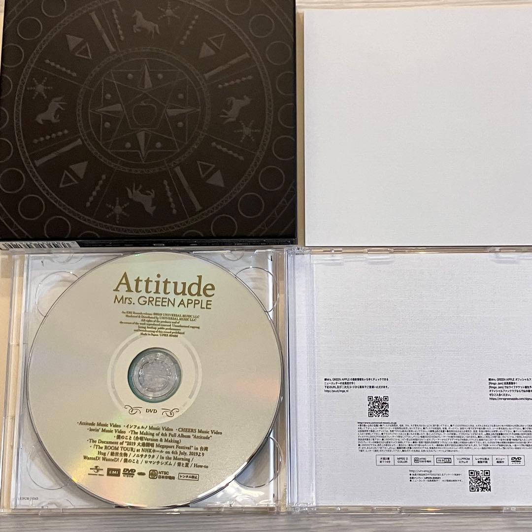 正規品】Mrs. GREEN APPLE Attitude 初回限定盤 - メルカリ