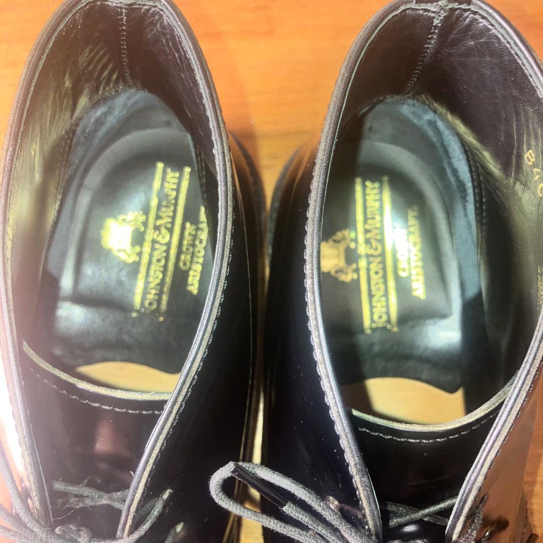 美品 ジョンストン&マーフィー コードバン LS43 チャッカブーツ