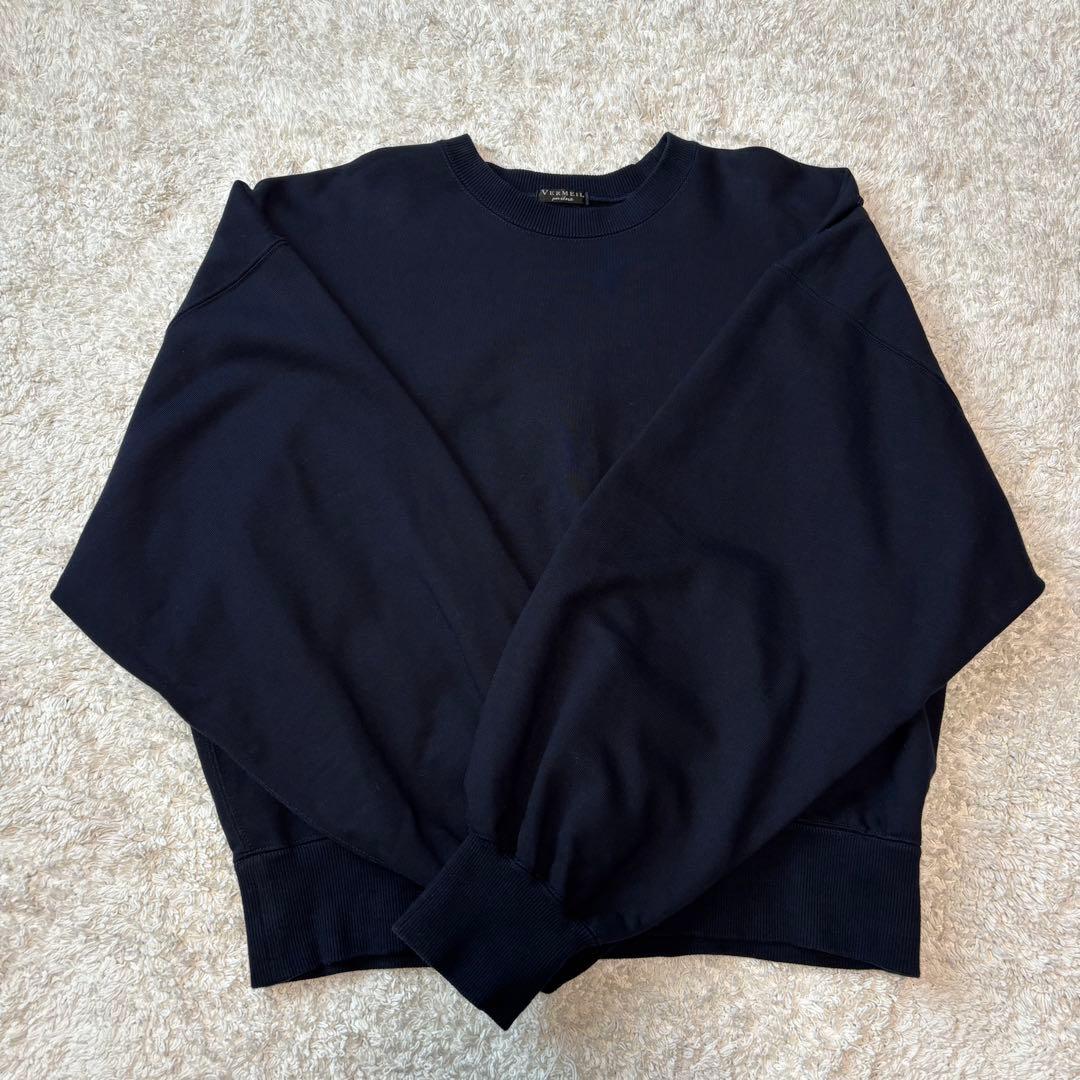 美品】ヴェルメイユパーイエナ スウェット ネイビー - メルカリ