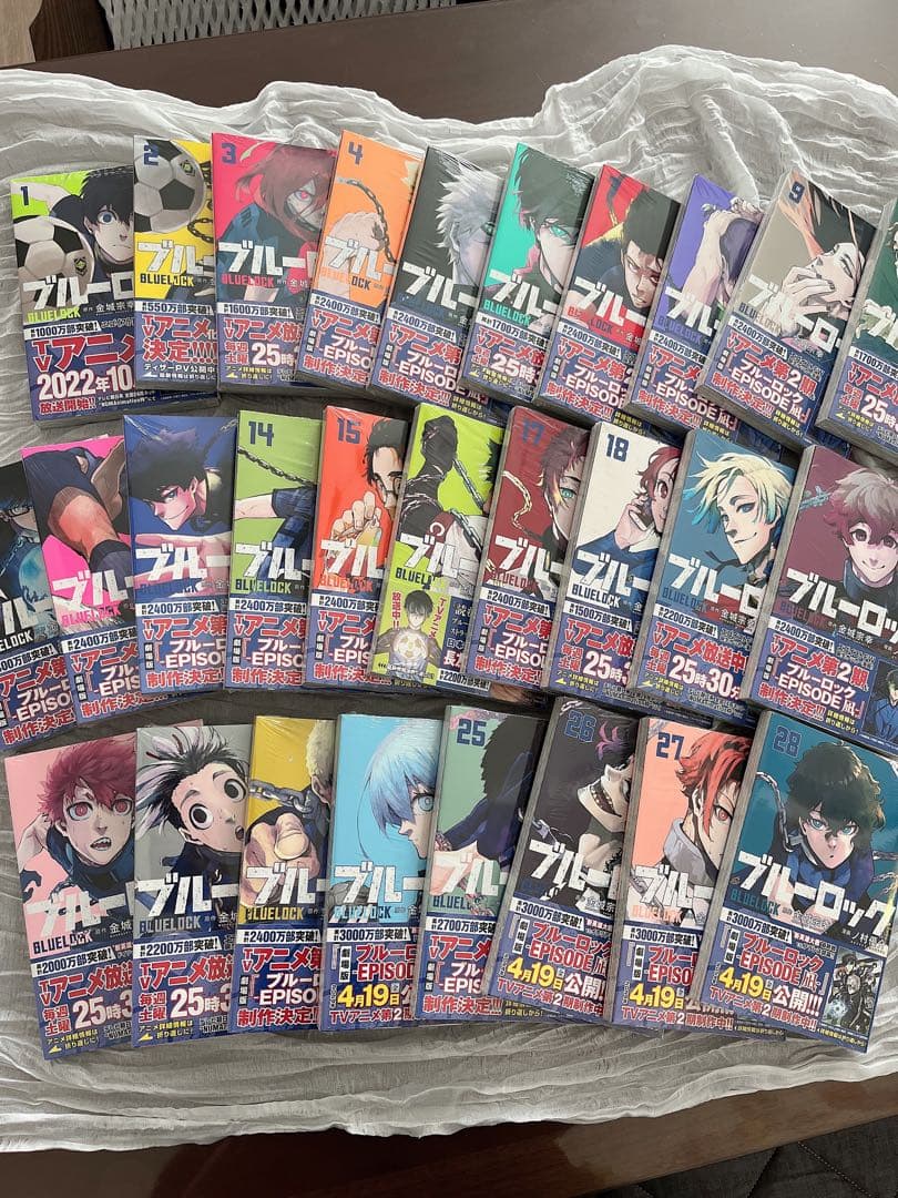新品・未使用・未開封】ブルーロック 1～28巻全巻セット - メルカリ