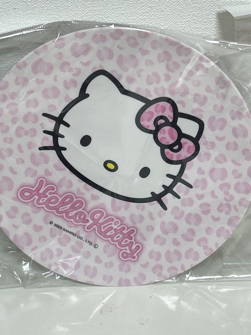 新品】アベイル キティちゃん ゼブラ ヒョウ柄メラミンプレート ハロー