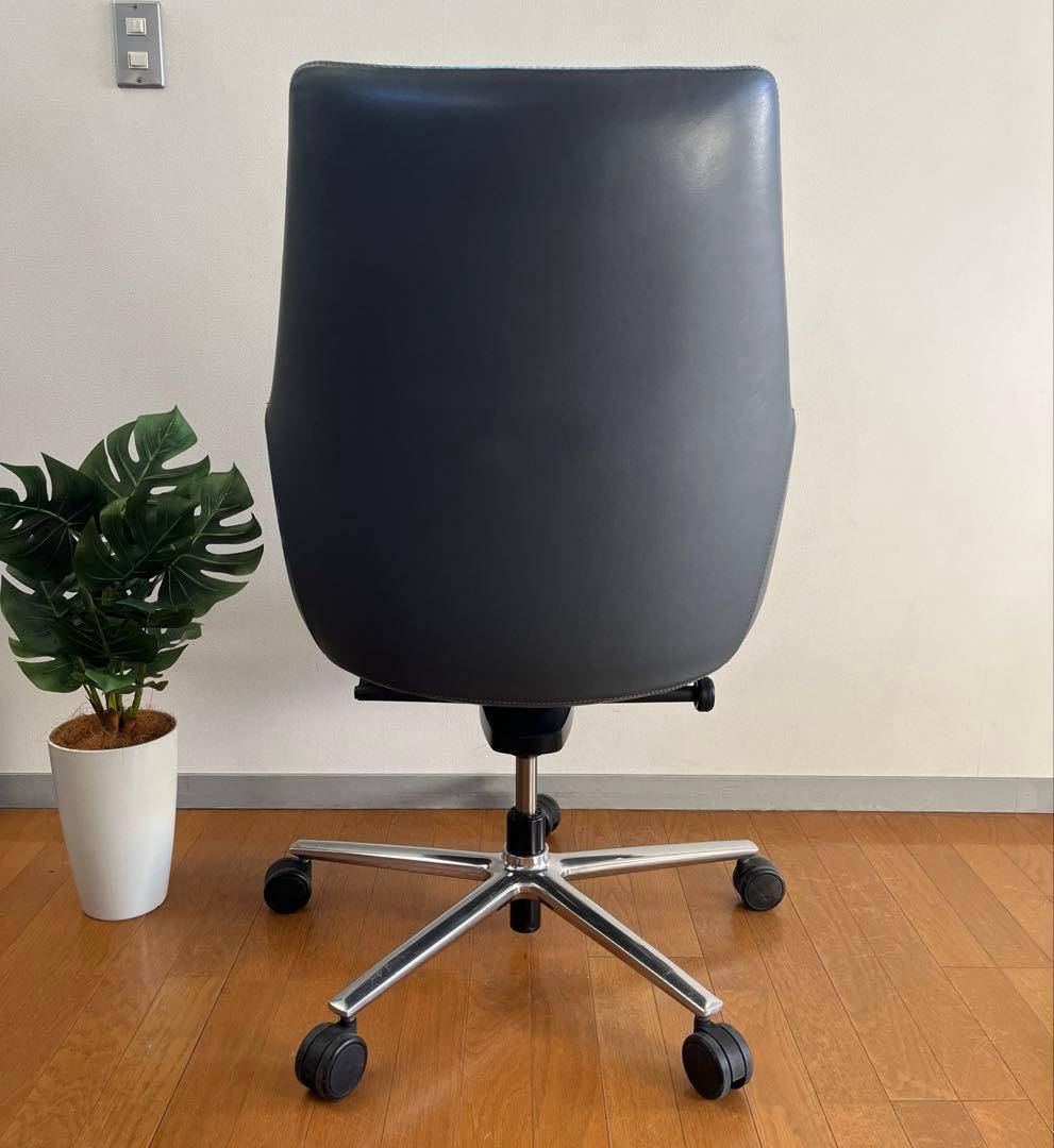 キールハワー CONA 本革デスクチェア 総革 モダン ミッドセンチュリー