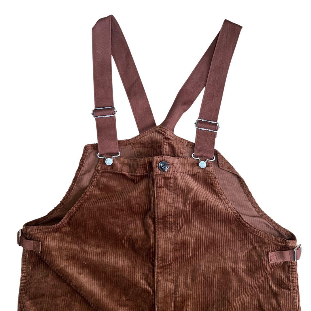 ブラウン コーデュロイ オーバーオール - メルカリ