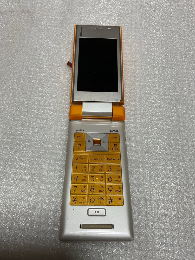 au／ソフトバンクの中古携帯電話（ガラゲー）3機種セット。【バラ売不