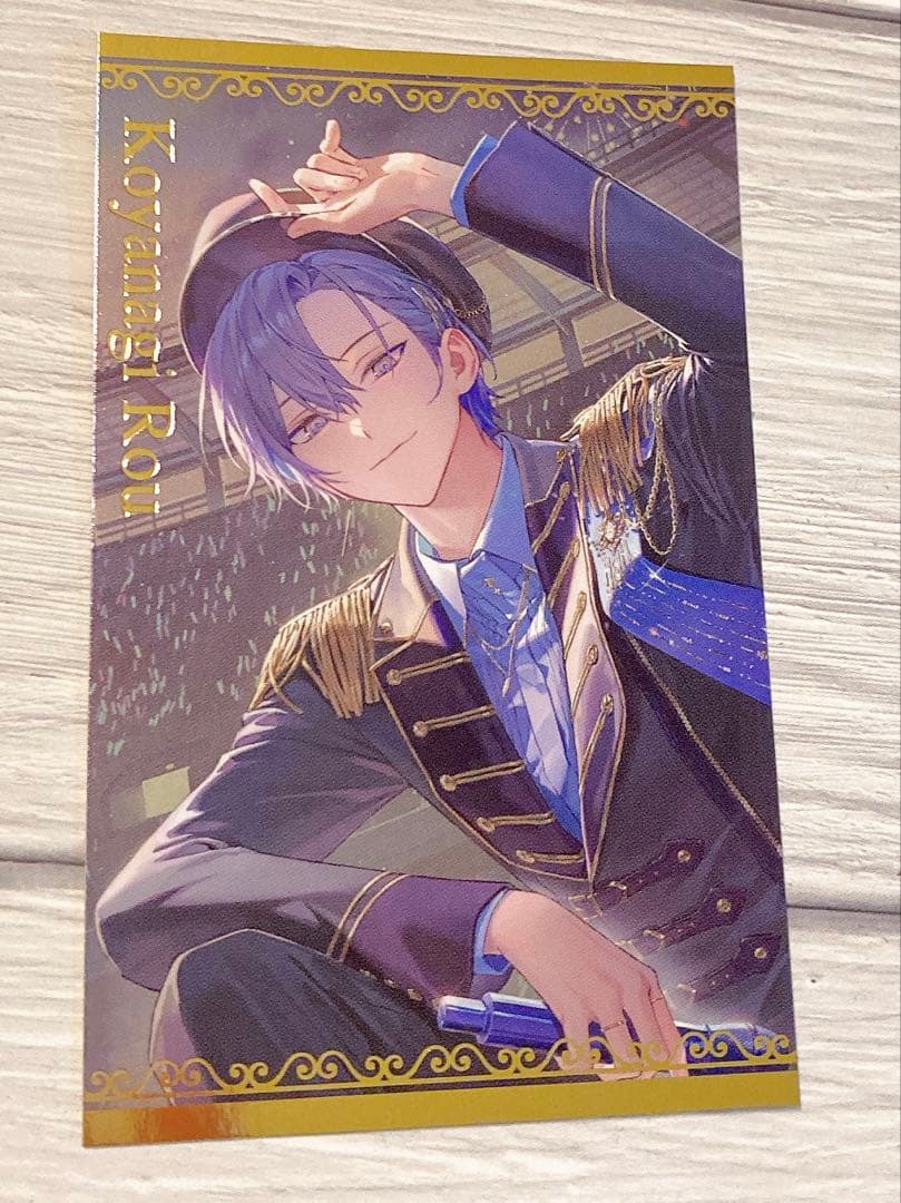 にじさんじ 小柳ロウ アイドルパロディボイス ヴィジュアルカード