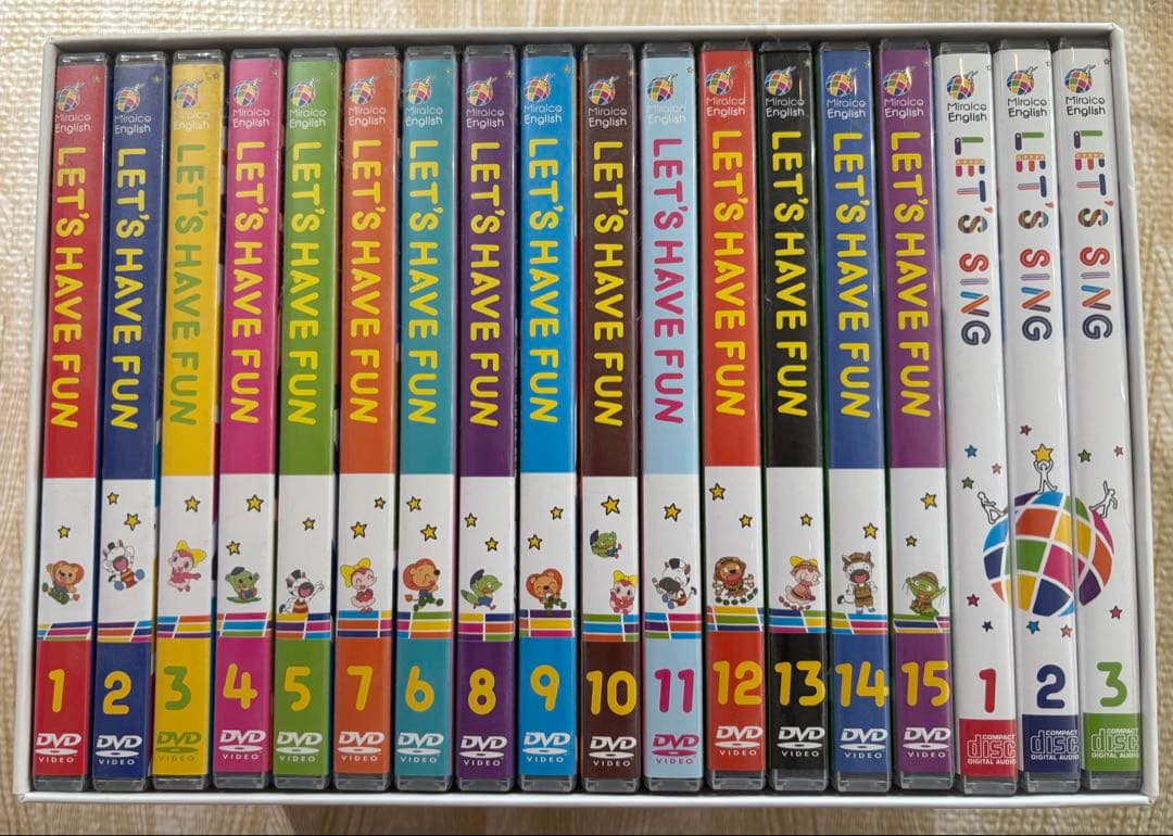 Miraico English Box DVDセット