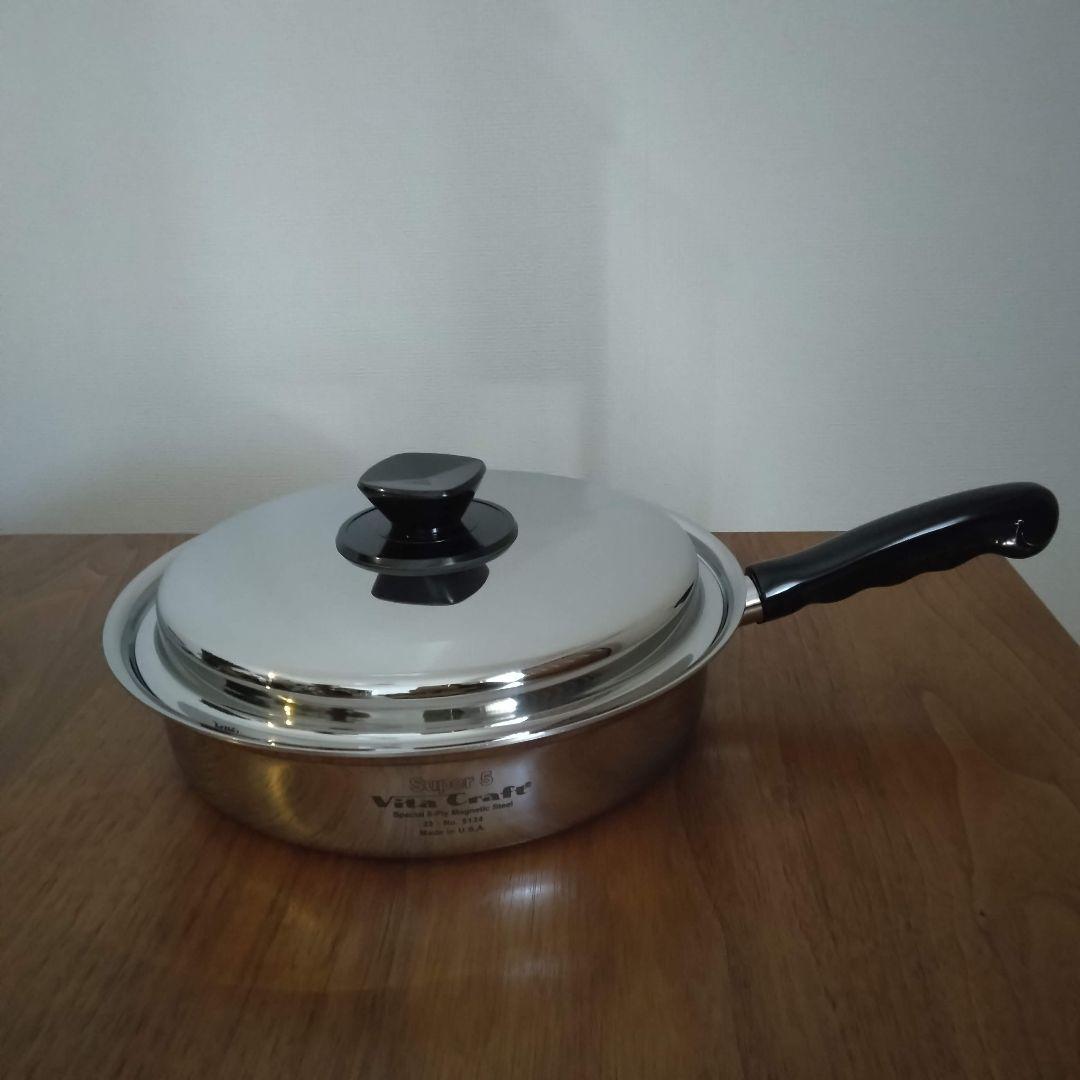 【美品】ビタクラフト ステンレス フライパン 24.5cm