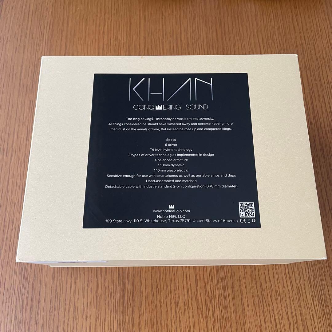 【美品】Noble Khan ＋ Eros S (2pin to 4.4mm)