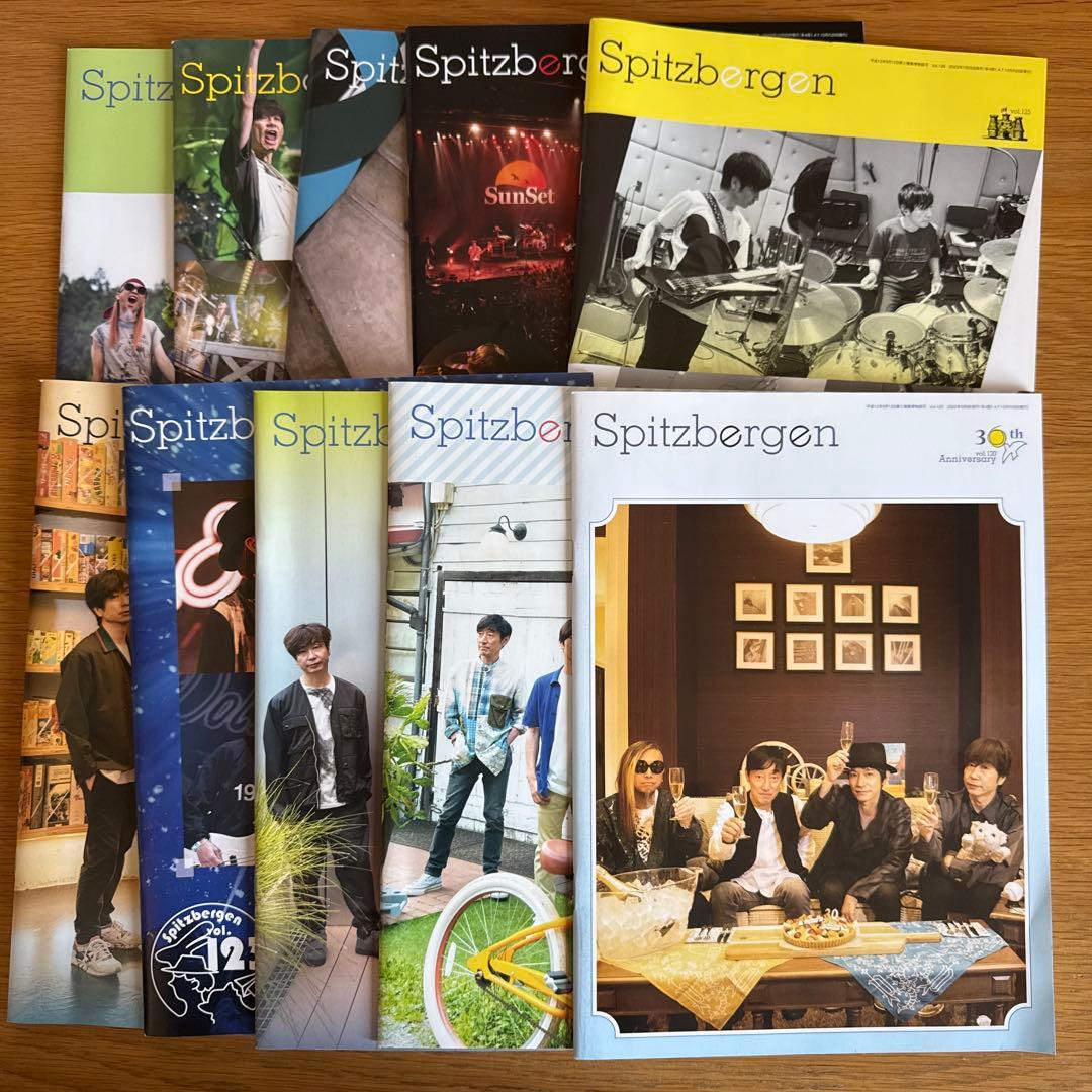 スピッツ Spitzbergen会報vol.100〜136 おまけクリップ付き - メルカリ