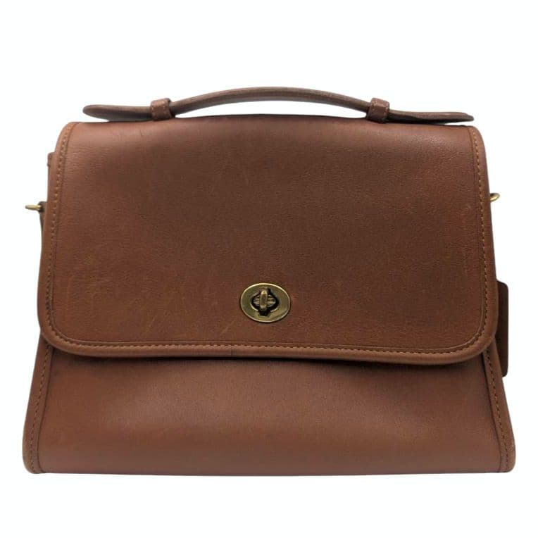 コーチ 9870 ターンロック ハンドバッグ ショルダーバッグ オールド