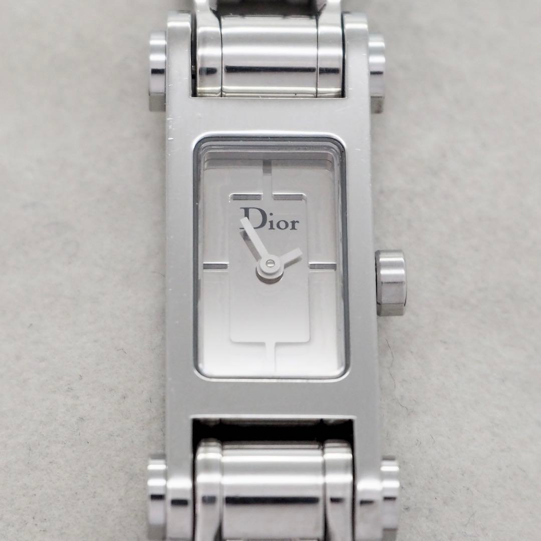 288 クリスチャンディオール 時計 バイクチェーン レディース シルバー