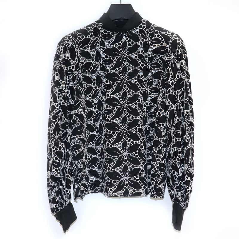 専用】ブラウス FUMIE TANAKAフミエタナカ 日本製 黒 綿100% - メルカリ