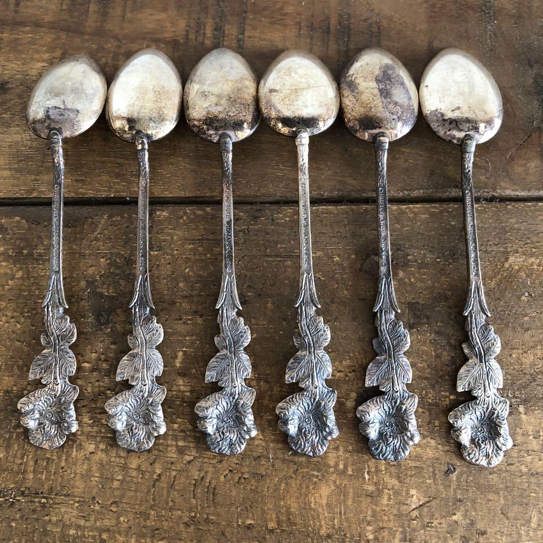 クリストフウィドマン ヒルデスハイムローズ スプーン6客 925シルバー