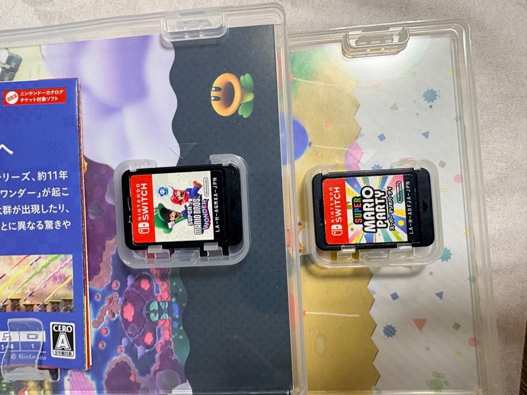 スーパーマリオ ワンダー + マリオパーティー+ ヨッシーケース - メルカリ