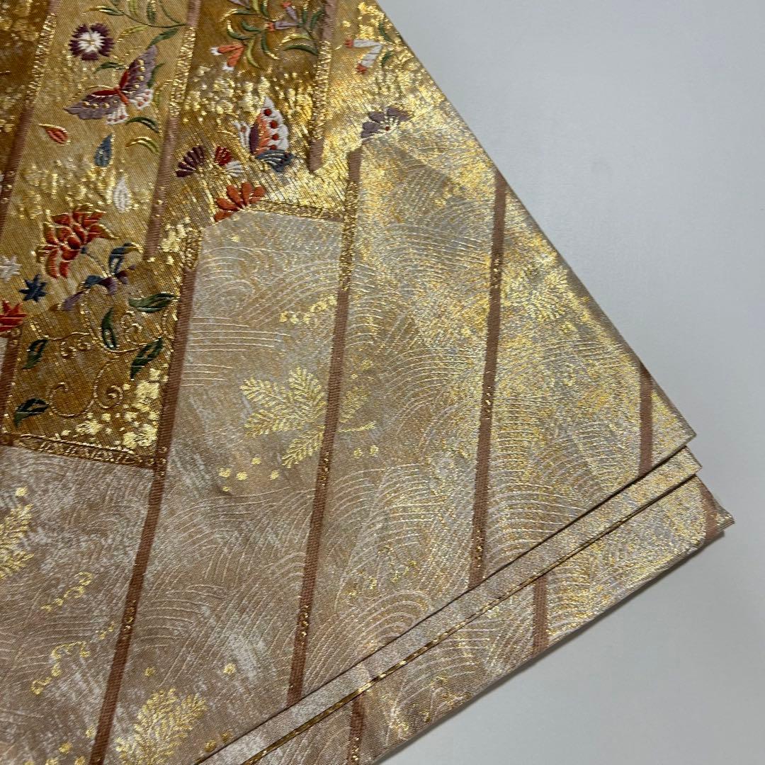上品な本金 唐織 袋帯 蝶に花柄 着物スキ倶楽部 806 - メルカリ