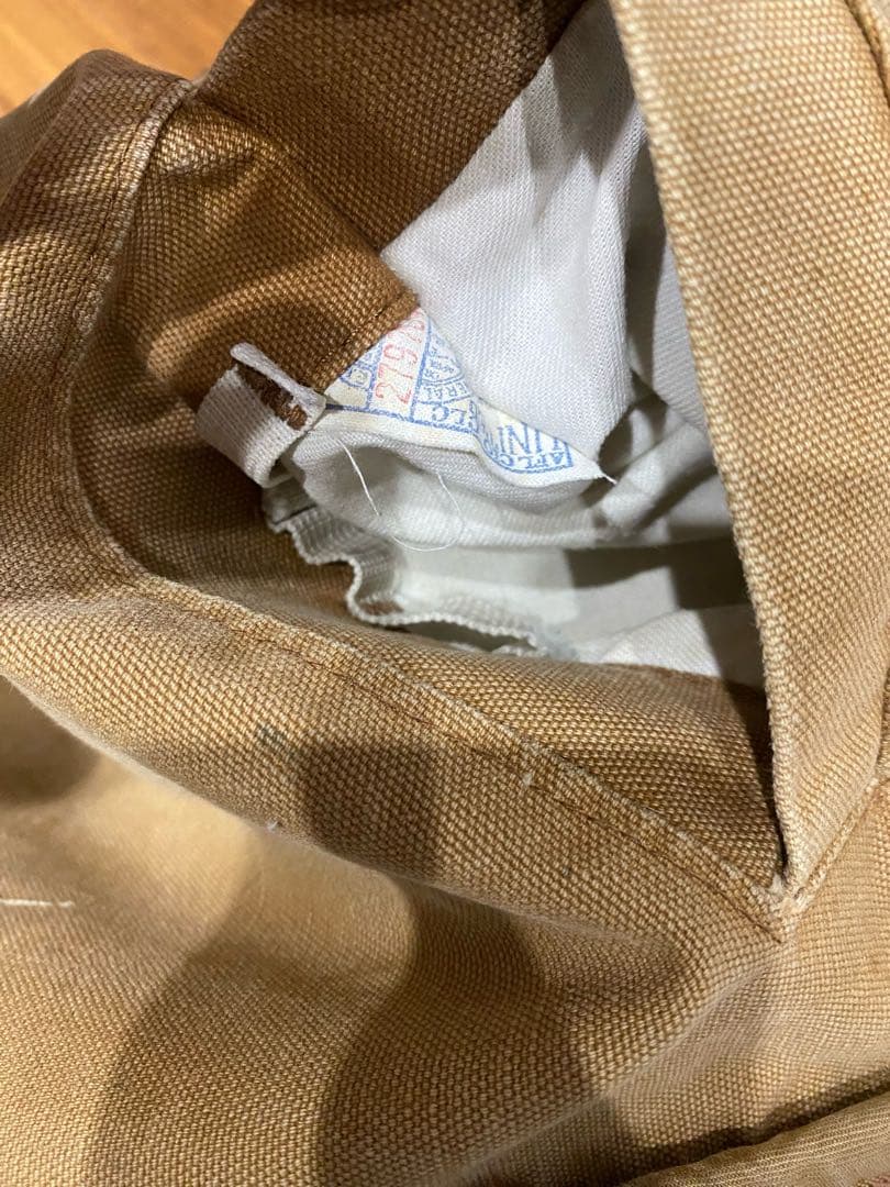 カーハート 70s ダック ベスト SCOVILLジップ ユニオンチケット付