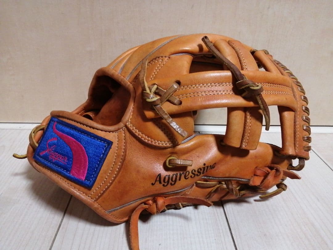 久保田スラッガー　軟式グローブ 内野手 KSN-L5 右投げ 楽天市場】久保田スラッガー 軟式グローブ KSN-L5 KSオレンジ サード