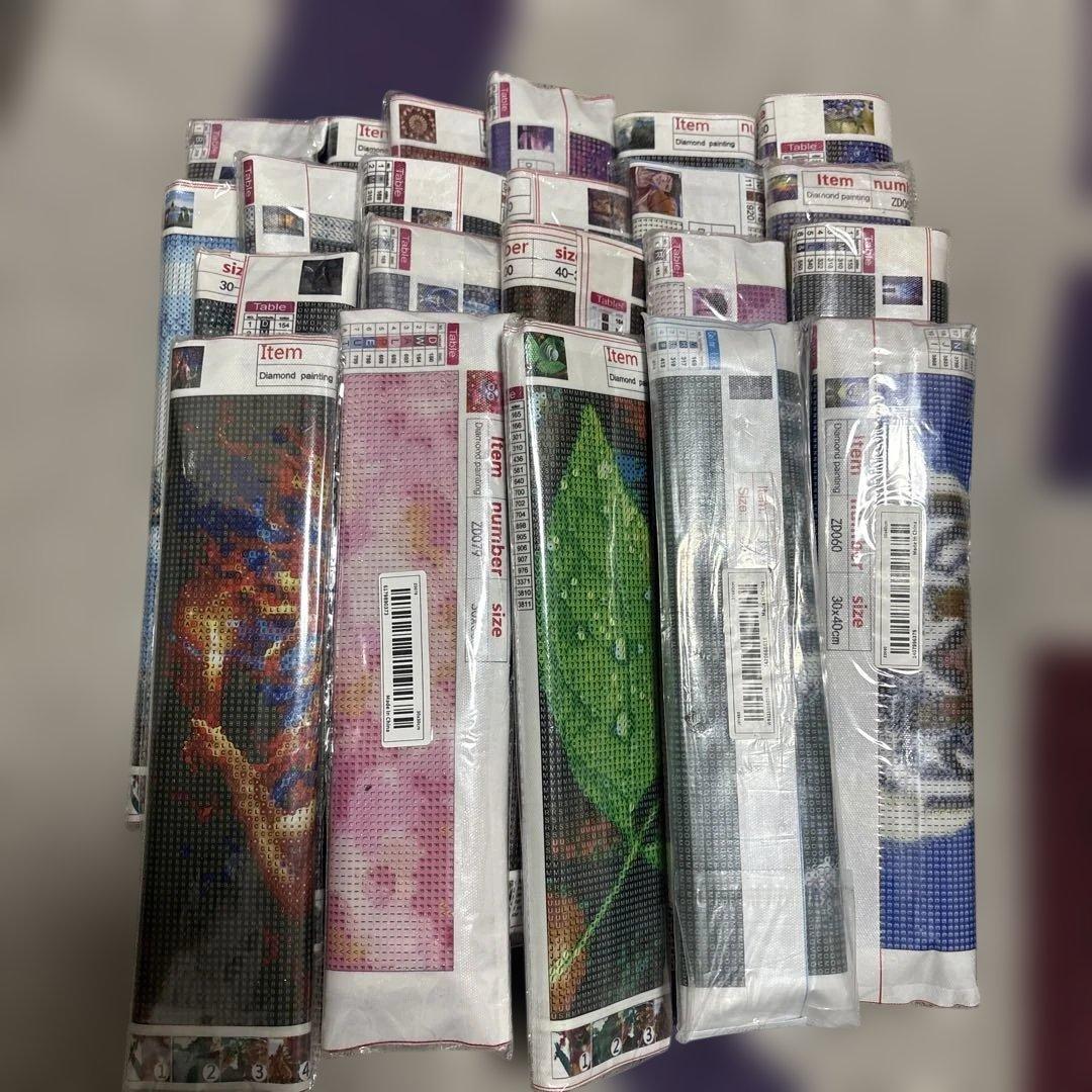 23枚セット売り】新品未開封ダイヤモンドアートセット - メルカリ