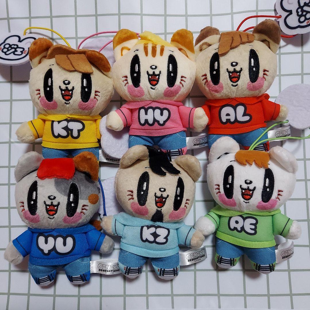 ジェ猫 GENERATIONS マスコット ぬいぐるみ ④ - メルカリ