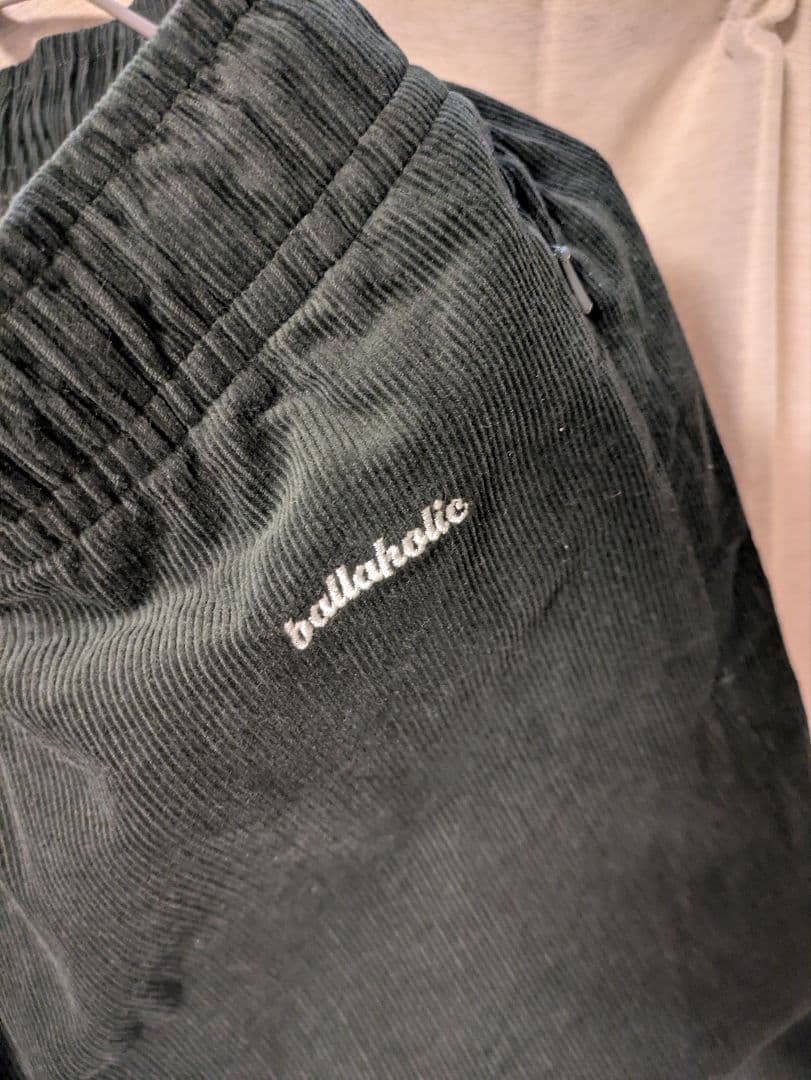 ballaholic Logo Corduroy setup darkgreen - ウェアオンライン