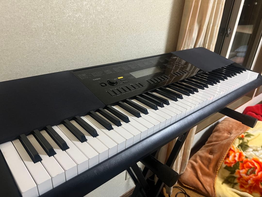 CASIO 76鍵電子ピアノ wk-245 - メルカリ