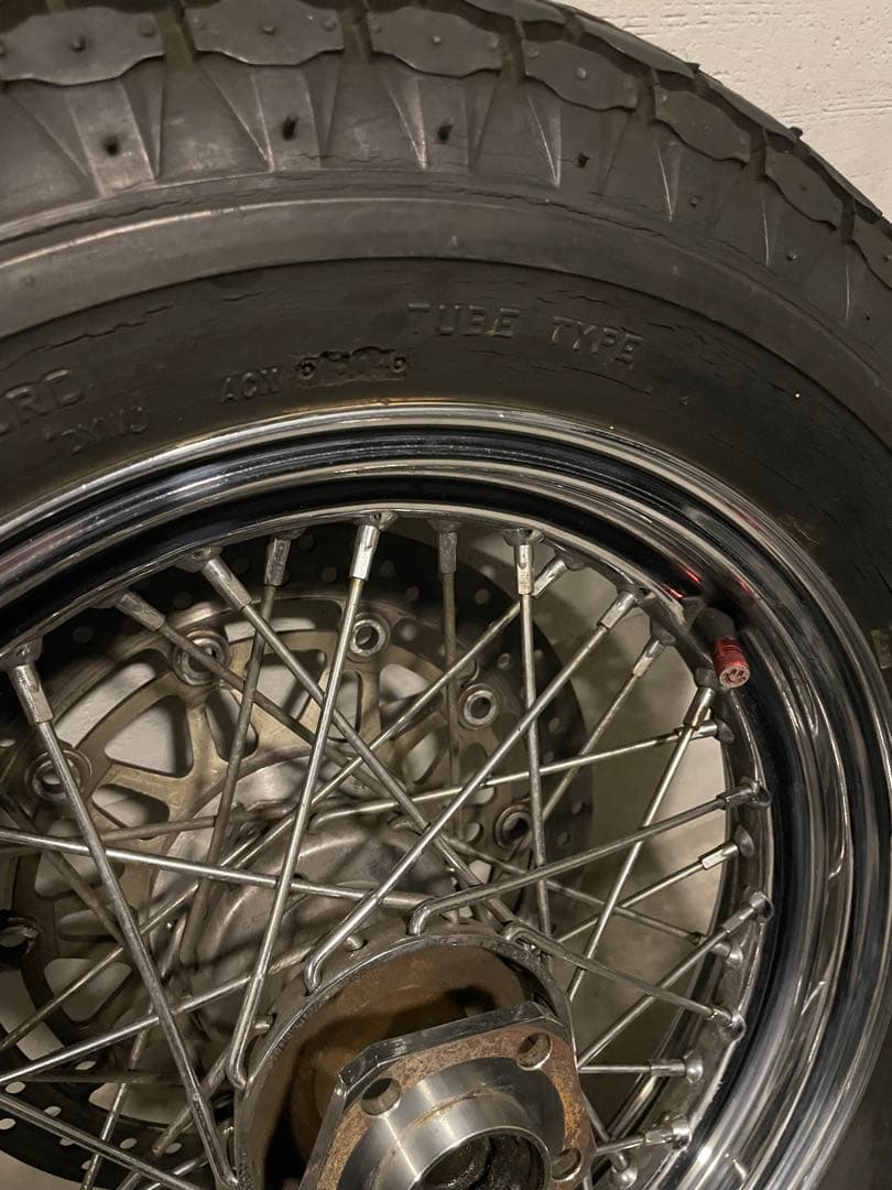 ハーレー 16インチスポークホイール コッカー 5.00X16 ベック タイヤ付