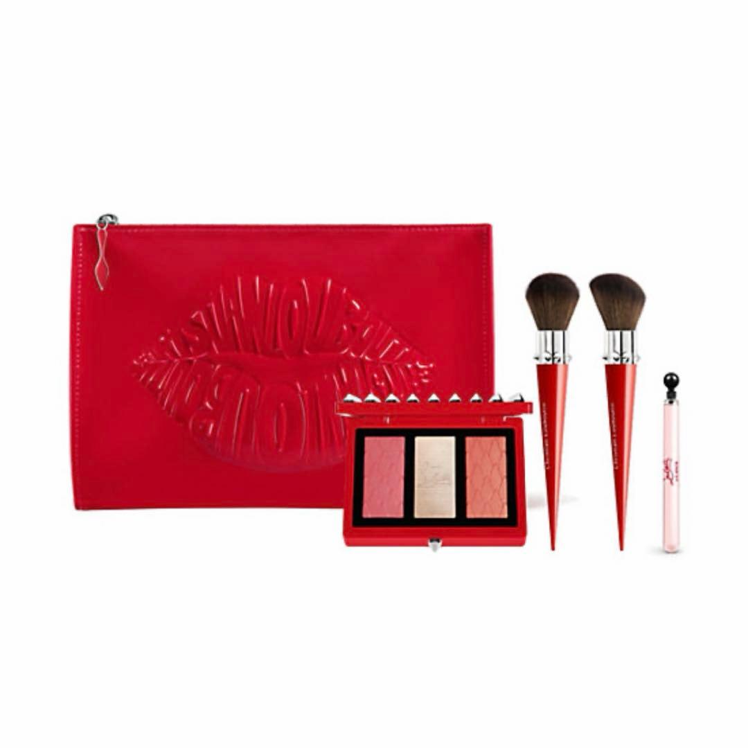 クリスチャンルブタン ブラシ　コフレ　限定品　新品未使用 クリスチャン ルブタン ビューティ初のメイクブラシセット22年秋発売