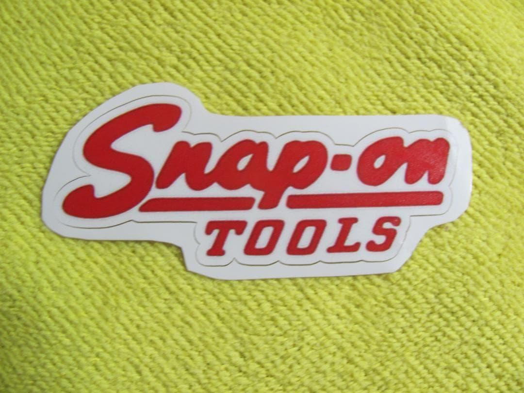 現品限り 赤7.5cm スナップ-オン ロゴ ステッカー Snap-on - メルカリ