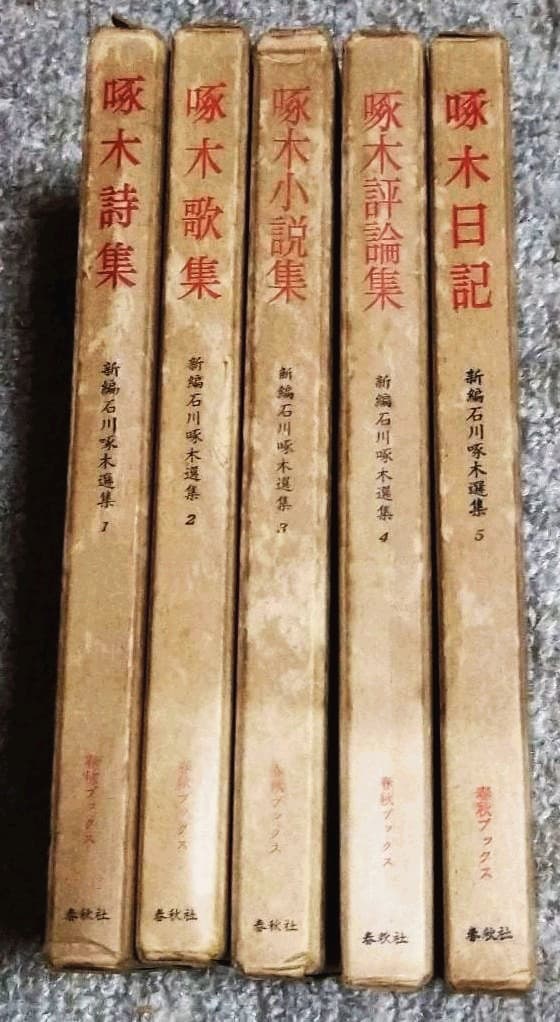 新編石川啄木選集1〜5│ricavimedia.com