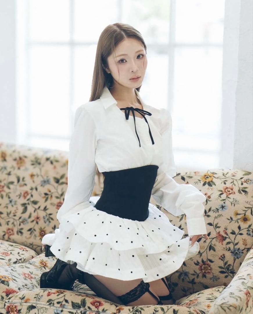 Darich ボリュームフレアセットアップ WHT FLサイズ - メルカリ