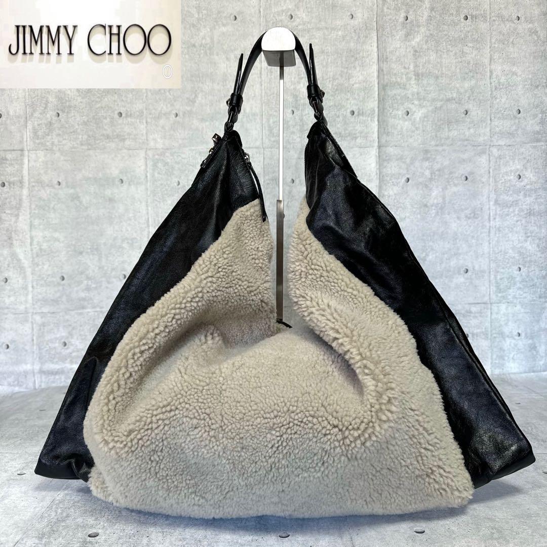 専用品JIMMY CHOO ANA HOBO/L シアリング ハンドバッグ Jimmy Choo Ana Large Leather Hobo Bag | Bloomingdale's