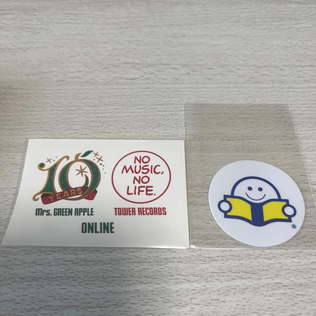 Mrs. GREEN APPLE◇10周年記念ステッカー おまけ付き - メルカリ