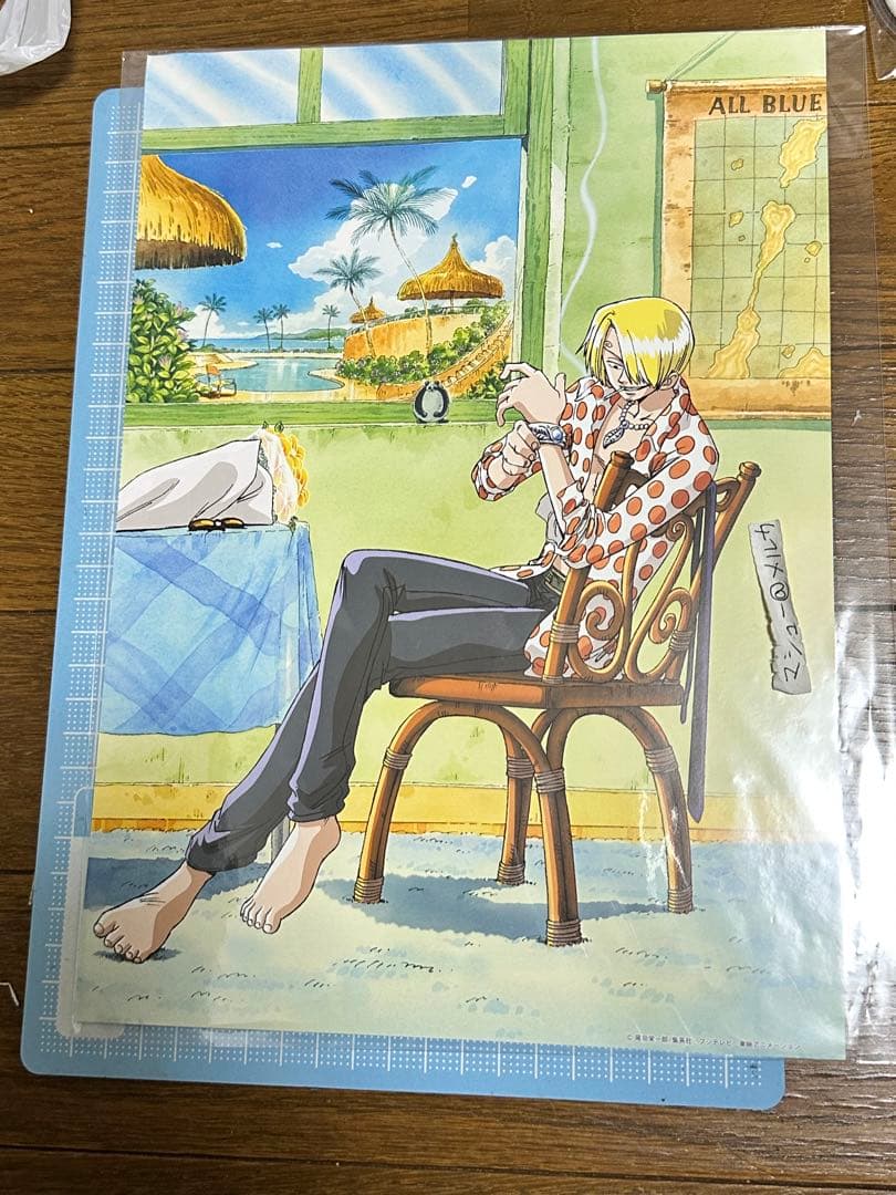 希少 ONE PIECE ワンピース サンジ アニメイト バースデイポートレート