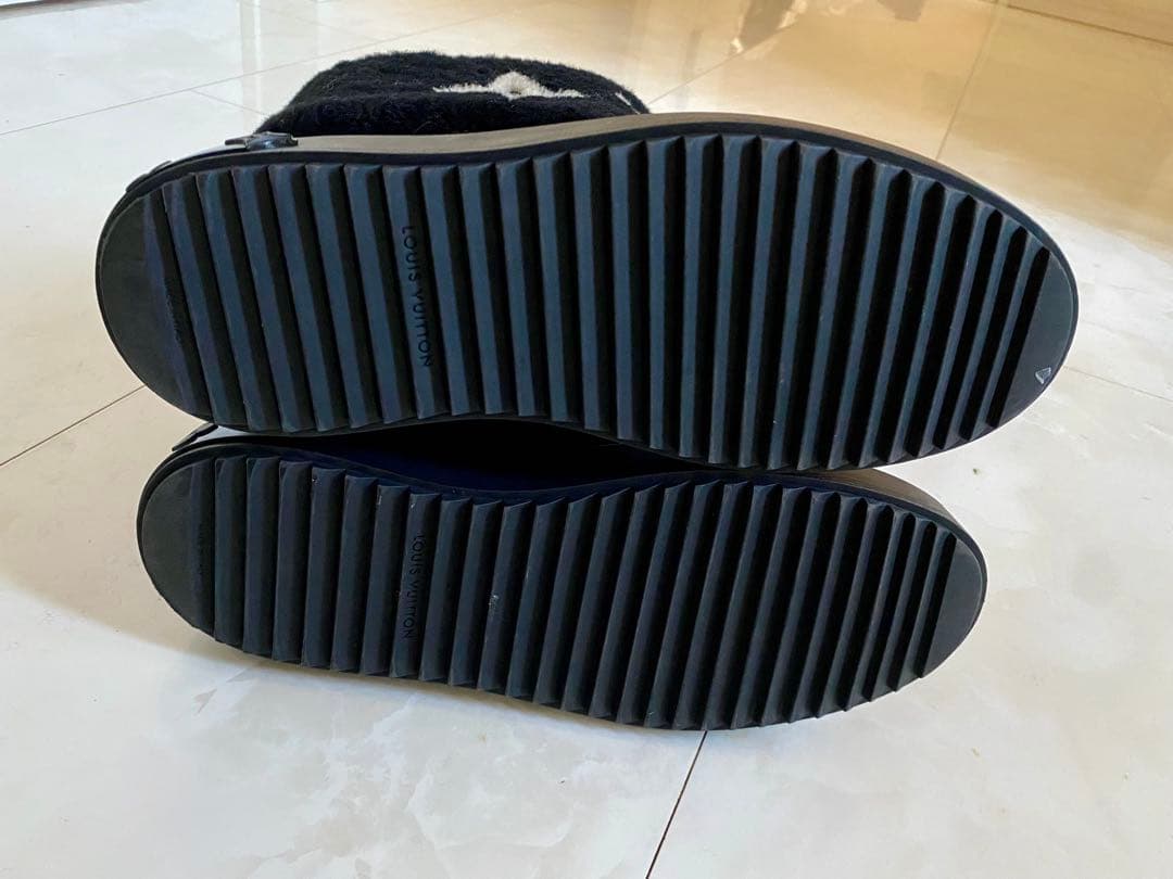 23年製 ルイヴィトン スノードロップ ムートン ショート ブーツ 24.5cm