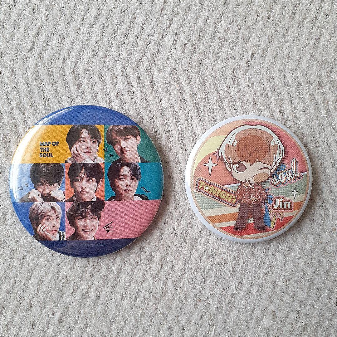 K-POP ピンバッジセット Jin & MAP OF THE SOUL - メルカリ
