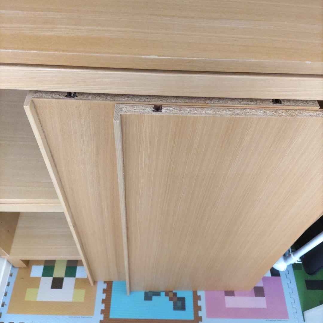 《中古》 MUJI 組み合わせて使える木製収納 タモ材 キャビネット 本棚