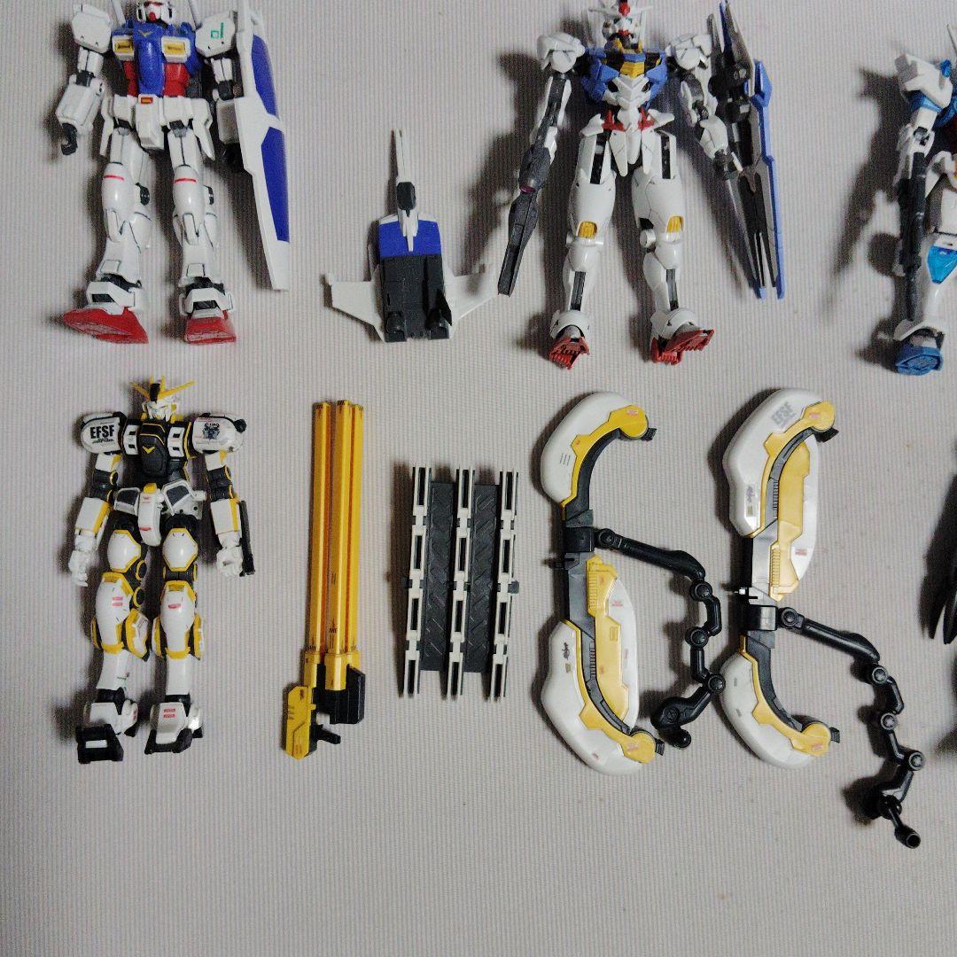 ジャンクHG EG MG SD ガンプラ 完成品 53体セット+ 複数パーツ