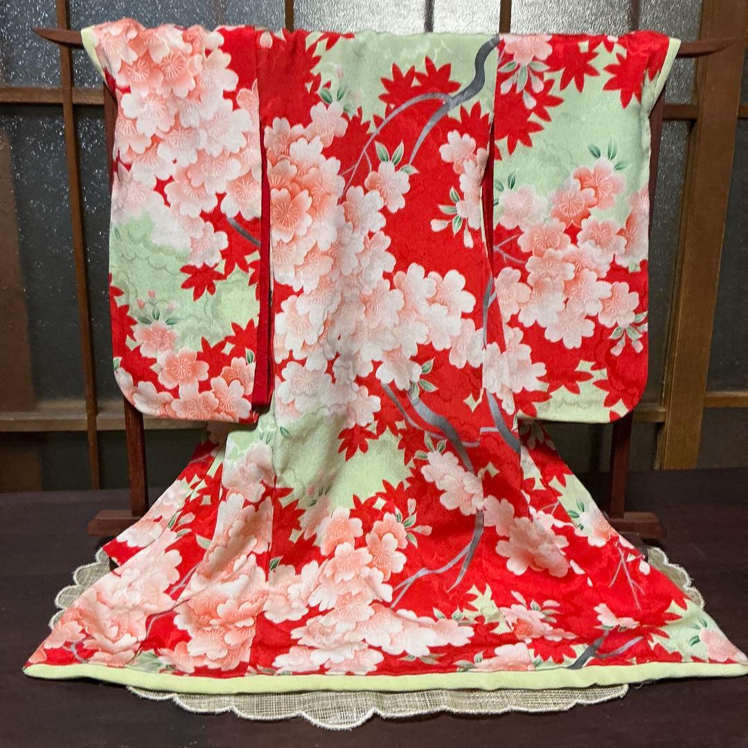 市松人形着物　飾り台付きです 市松人形 ケース飾り コンパクト 抱き人形 8号 10号 11号 着物