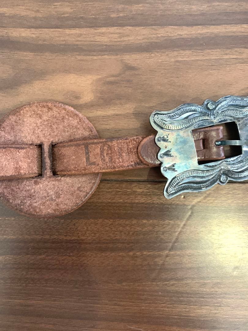 LGB コンチョ メタリックシルバー 革 レアの通販はau PAY マーケット