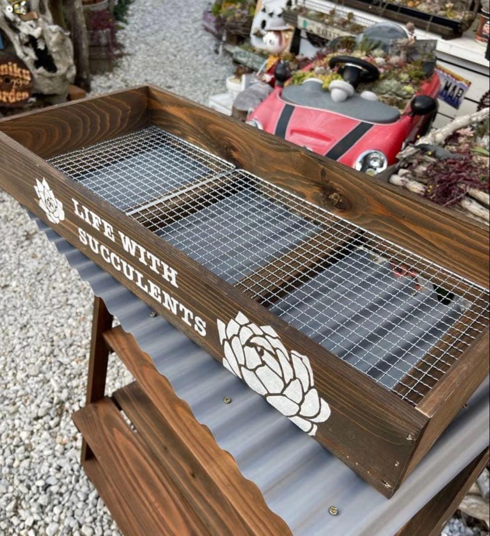 多肉植物棚 GAI-W655D（棚＋トレー）