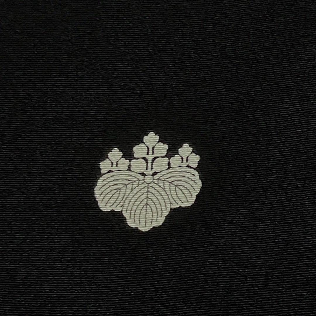 はんな様［6089］黒留袖 美品 作家物 比翼付 五つ紋 五三桐 正絹 着物