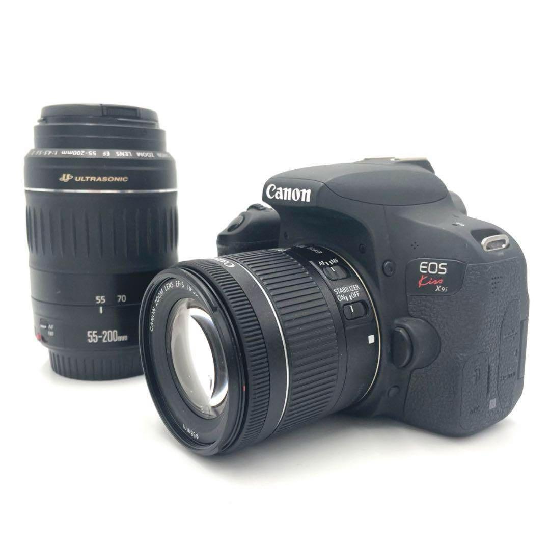 ❁Wi-Fi搭載！❁CANON EOS kiss x9i ダブルズームレンズ