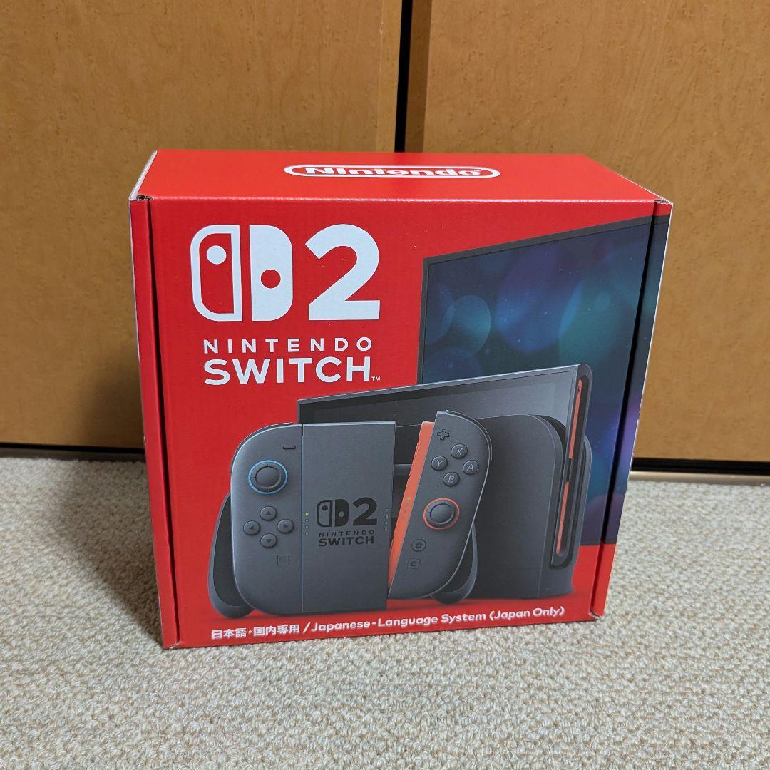 【新品未開封品】Nintendo Switch 2(日本語・国内専用)　本体 Nintendo Switch 【送料無料・即日出荷・新品】Nintendo 2（日本語