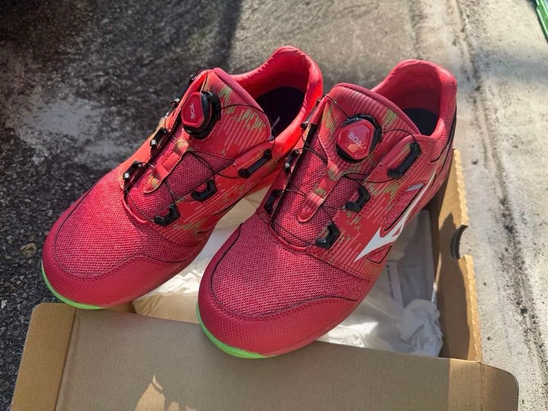 s*a様 安全靴 27.0cm ピンク BOAシステム